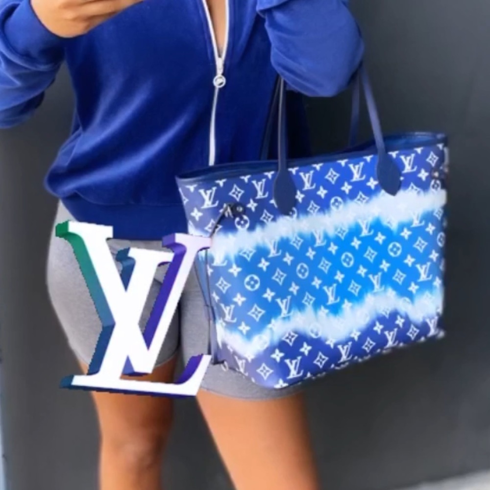 LV ESCALE NEVERFULL MM BLUE - Picture 2 of 5
